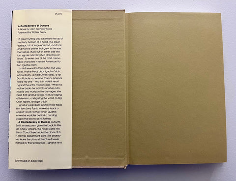 A Confederacy of Dunces, John Kennedy Toole, 1st Edition, 8th Printing - 1985