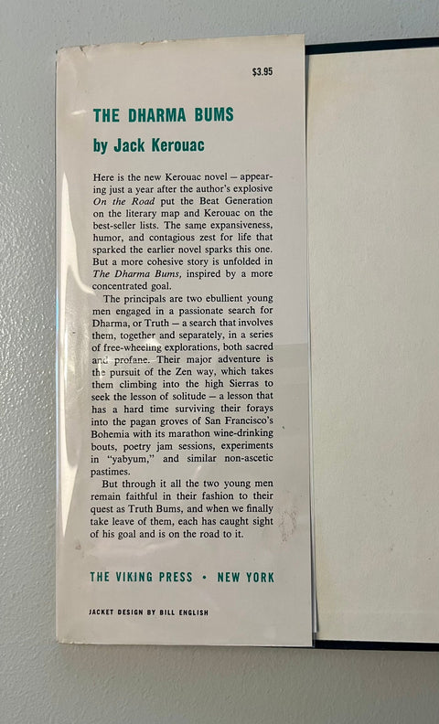 The Dharma Bums, Jack Kerouac - First Edition, First Printing, 1958 - Rare!