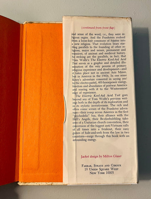 The Electric Kool-Aid Acid Test, Tom Wolfe - First Edition, Signed, 1968
