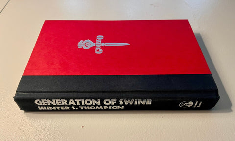 Generation of Swine, Hunter S. Thomson - First Edition, 1988, HC/DJ