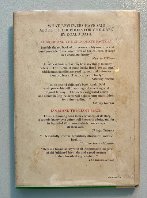 Fantastic Mr. Fox, Roald Dahl - Early Printing, Hardcover with Original Illustrations & Dust Jacket