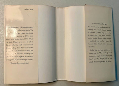 Raise High the Roof Beam Carpenters, J.D. Salinger - First Edition, Second State, 1959