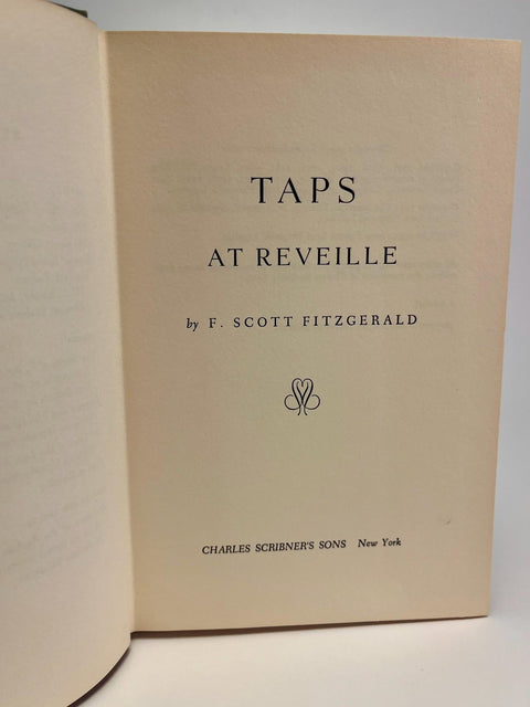 Taps at Reveille, F. Scott Fitzgerald - Review Copy of Scribner's 1960 Reissue