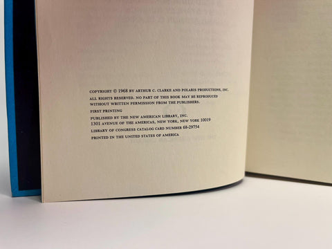 2001 A Space Odyssey, Arthur C Clarke - First Edition, 1st Printing - 1968