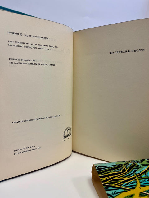 The Haunting of Hill House, Shirley Jackson - First Edition, 1st Printing - 1959