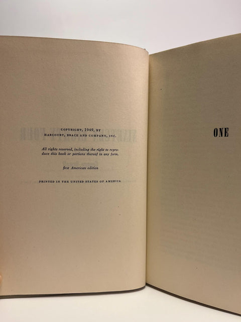 Nineteen Eighty-Four (1984), George Orwell - First American Edition, 1st Pinting - 1949
