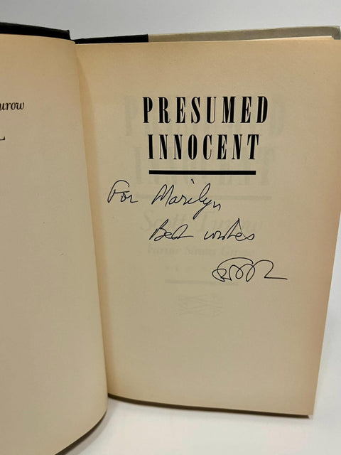 Presumed Innocent, Scott Turow - First Edition, 1st Printing - 1987