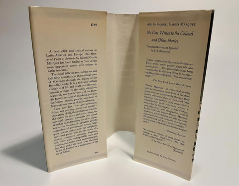 One Hundred Years of Solitude, Gabriel Garcia Marquez, First Edition, 1st Printing - 1970
