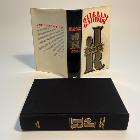 JR, William Gaddis - First Edition, 1st Printing - 1975