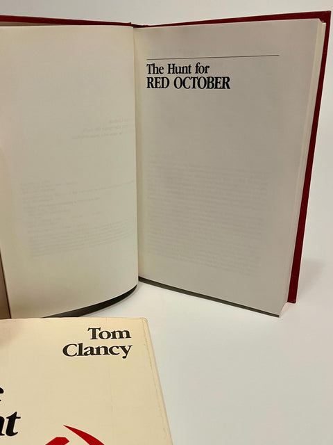The Hunt for Red October, Tom Clancy - True First Edition, 1st Printing, 1984