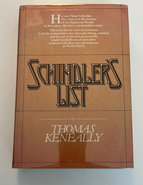 Schindler's List, Thomas Keneally - First American Edition, First Printing - Rare!