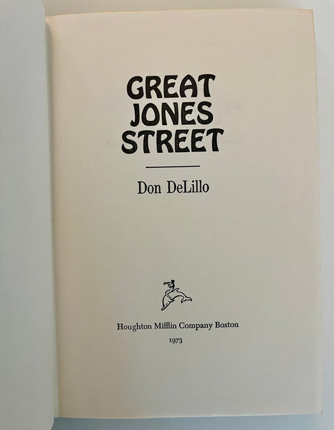 Great Jones Street, Don DeLillo - First Edition, First Printing - Rare!