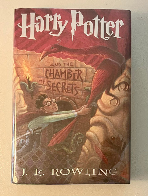 Harry Potter & The Chamber of Secrets, J.K. Rowling, First American Edition - Rare Misspelling - Like New!