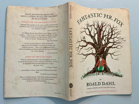 Fantastic Mr. Fox, Roald Dahl - Early Printing, Hardcover with Original Illustrations & Dust Jacket