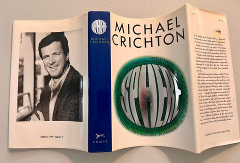 Sphere, Michael Crichton - First Edition, 1987 - Excellent Condition