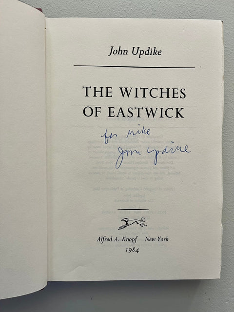 The Witches of Eastwick, John Updike - SIGNED, First Trade Edition, 1984 - Near Fine