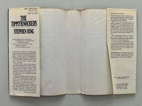 The Tommyknockers, Stephen King - First Edition, First Printing, 1987 - Rare!