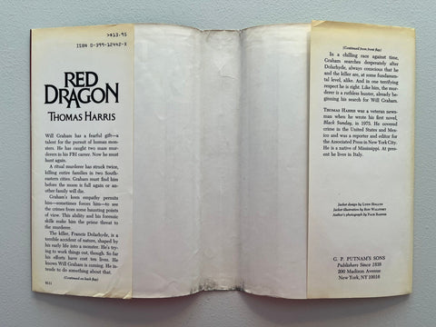 Red Dragon, Thomas Harris - First Edition, 1st Printing - 1981