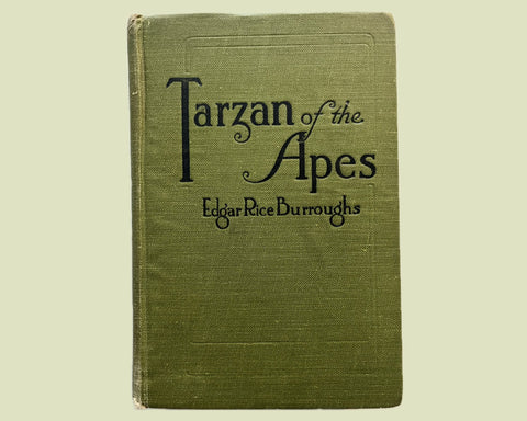 Tarzan of the Apes, Edgar Rice Burroughs - Rare Early 1915 Reprint, Hardcover