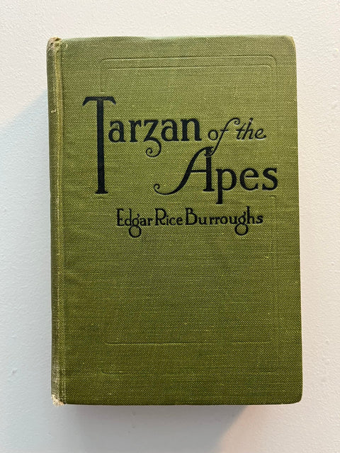 Tarzan of the Apes, Edgar Rice Burroughs - Rare Early 1915 Reprint, Hardcover