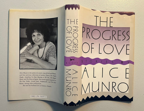 The Progress of Love, Alice Munro - First American Edition, 1st Printing - 1986 - Like New