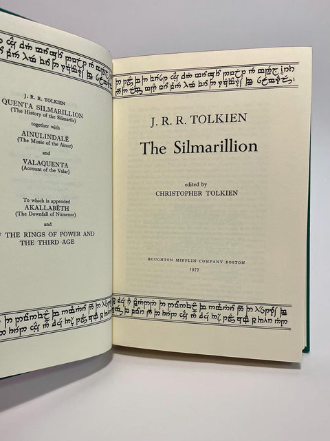 The Silmarillion, J.R.R. Tolkien - First Edition, First Printing, 1977 - Like New