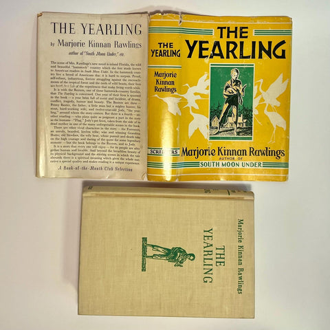 The Yearling, Marjorie Kinnan Rawlings - First Edition, 1st Printing - 1938