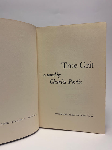 True Grit, Charles Portis - First Edition, 1st Printing - 1968